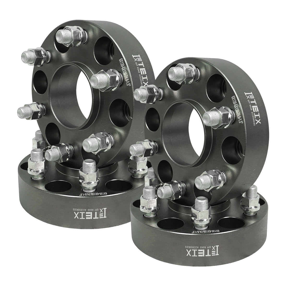 Espaciadores Teix Gris 6x130 74.6mm 14x1.5 Chevrolet S10 Max