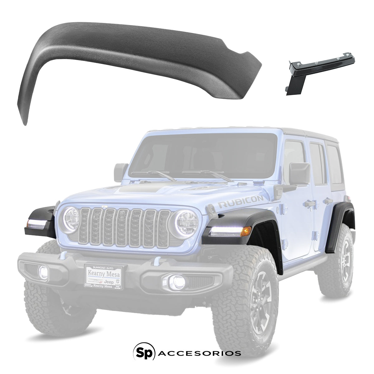 CANTONERAS SLIM FENDER LED PARA JEEP WRANGLER JL 2018-2024