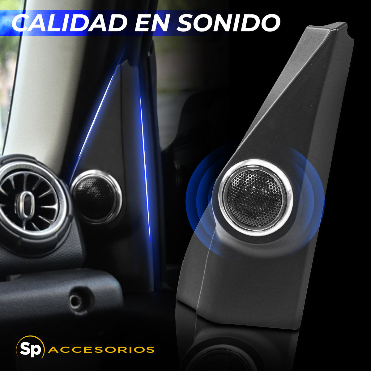 KIT DE MONTAJE BOCINA DE PILAR PARA SUZUKI JIMNY 2019 - 2024