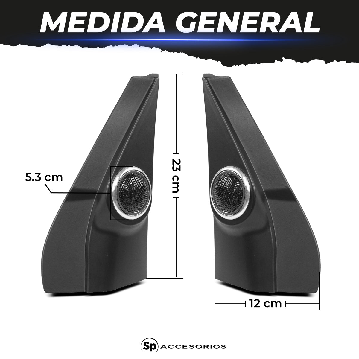 KIT DE MONTAJE BOCINA DE PILAR PARA SUZUKI JIMNY 2019 - 2024