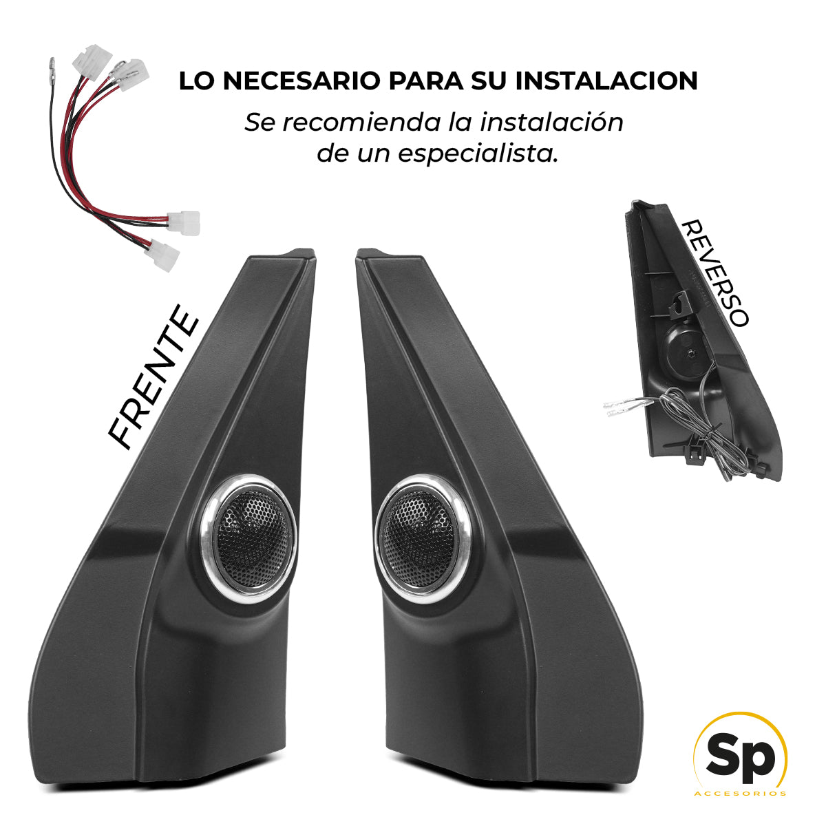 KIT DE MONTAJE BOCINA DE PILAR PARA SUZUKI JIMNY 2019 - 2024
