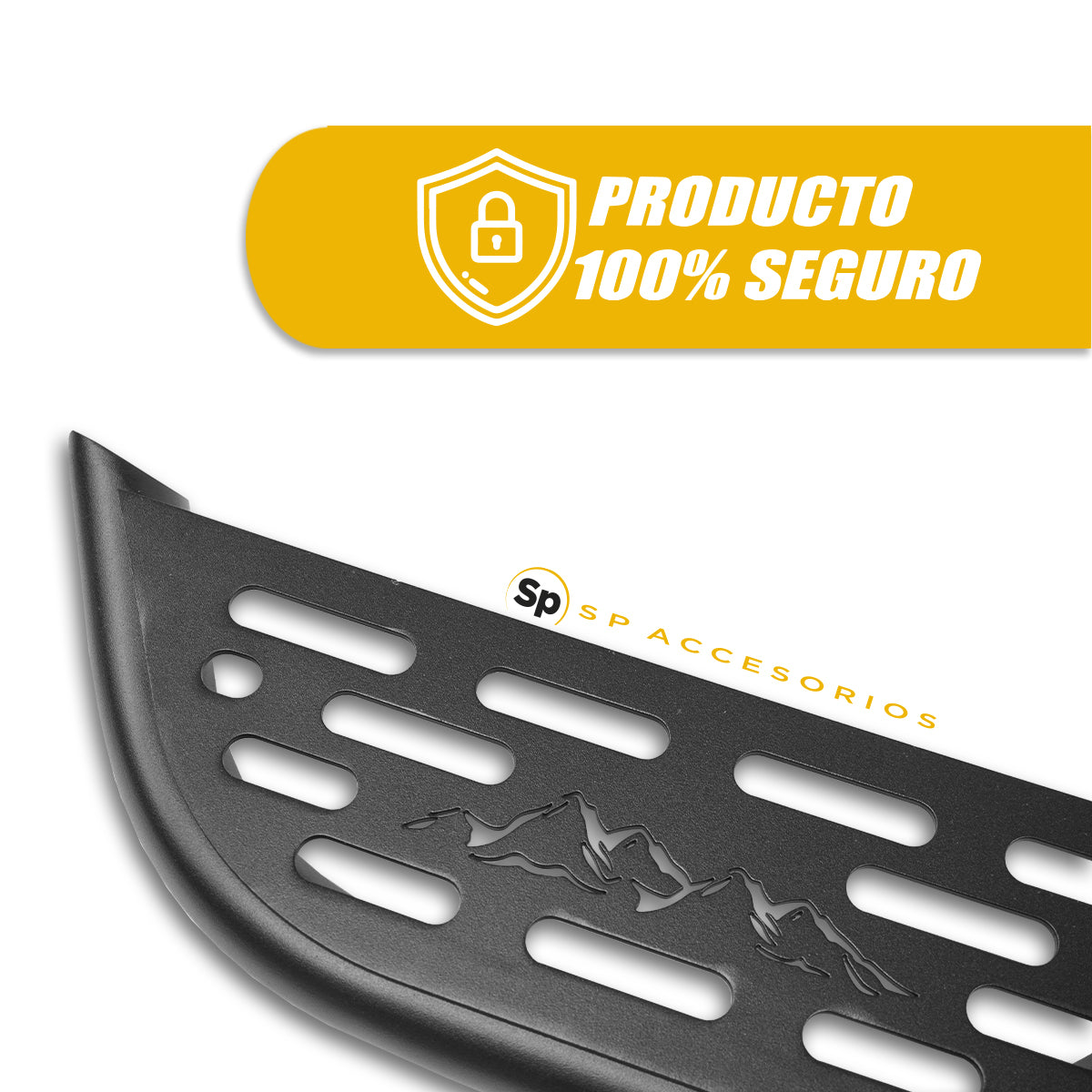 PAR DE ESCALONES METALICOS DE ESTRIBO PARA FORD BRONCO 2020 - 2024
