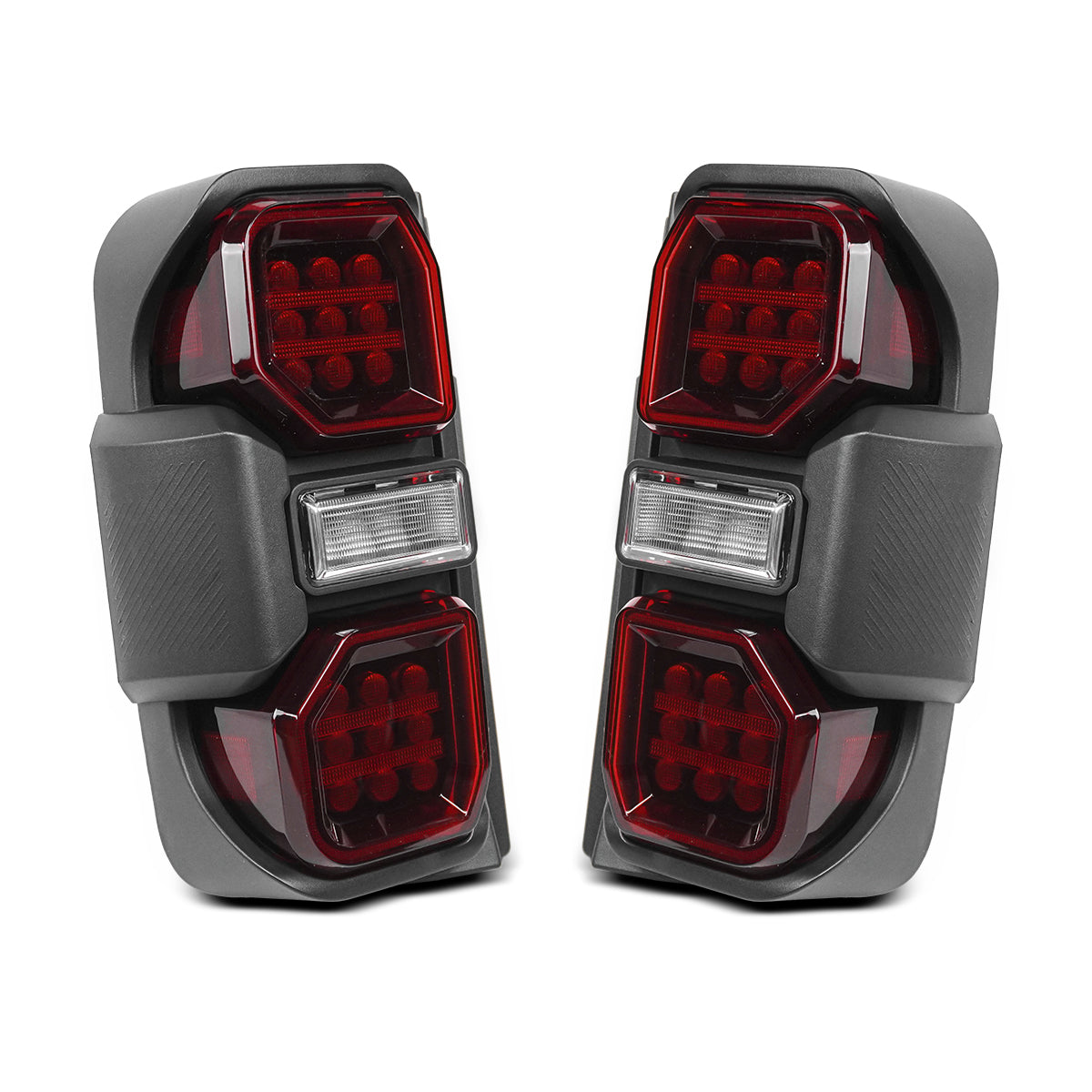 PAR DE CALAVERAS LED PARA FORD BRONCO 2019 - 2024