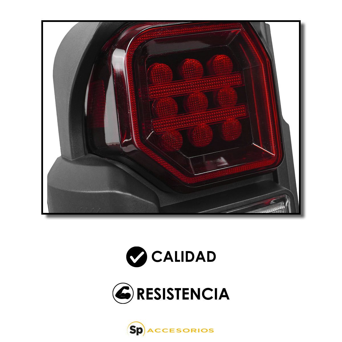 PAR DE CALAVERAS LED PARA FORD BRONCO 2019 - 2024