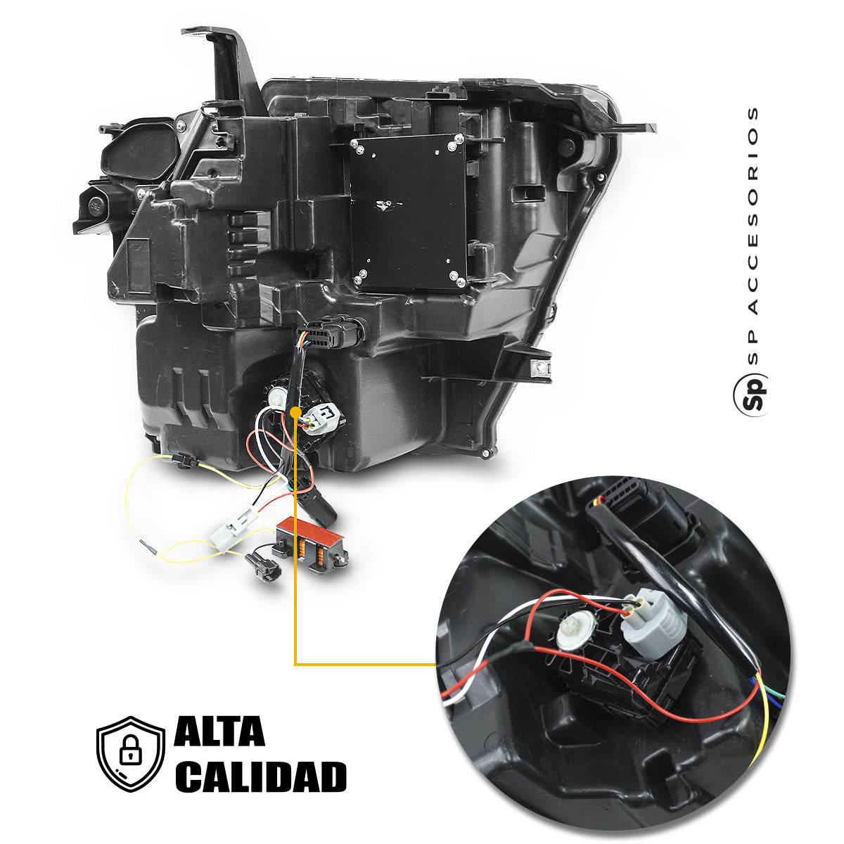 PAR DE FAROS PRINCIPALES LED TIPO RAPTOR PARA FORD RANGER T9 XL XLS