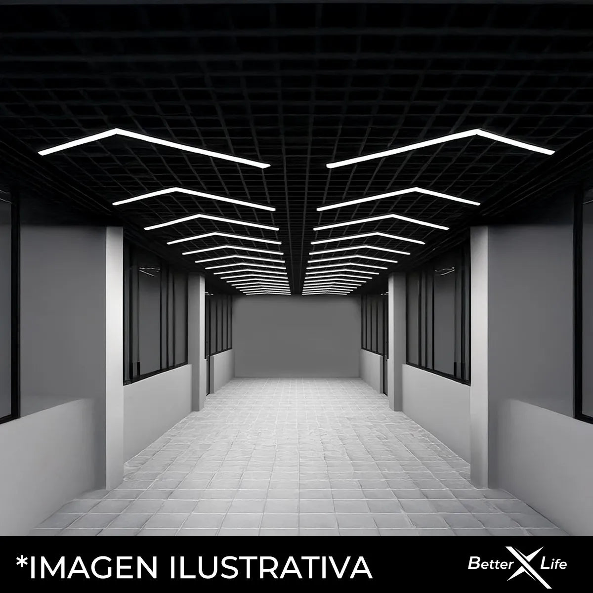 Luz Para Techo Better Life 480w Led Blanco 483.5x244.7cm