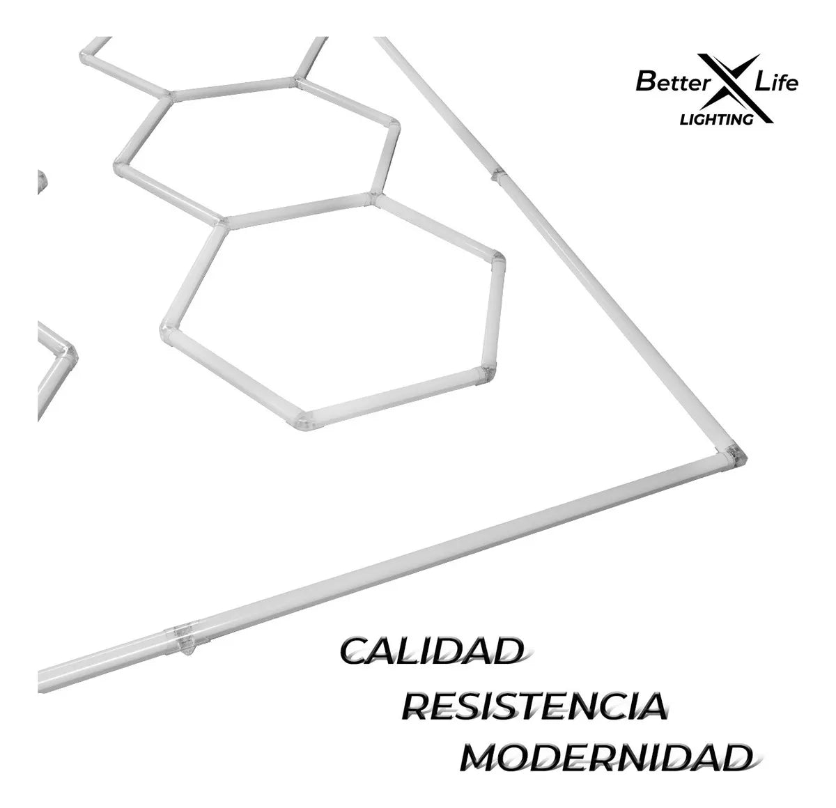 Luz Para Techo Hexagonal Industrial 656w 483.5x244.7cm