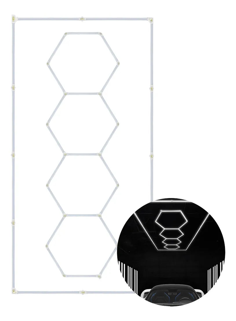 Luz Para Techo Better Life Hexagonal 450w De 483.5x244.7cm