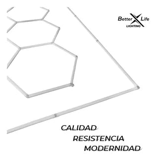 Luz Para Techo Better Life Hexagonal 450w De 483.5x244.7cm