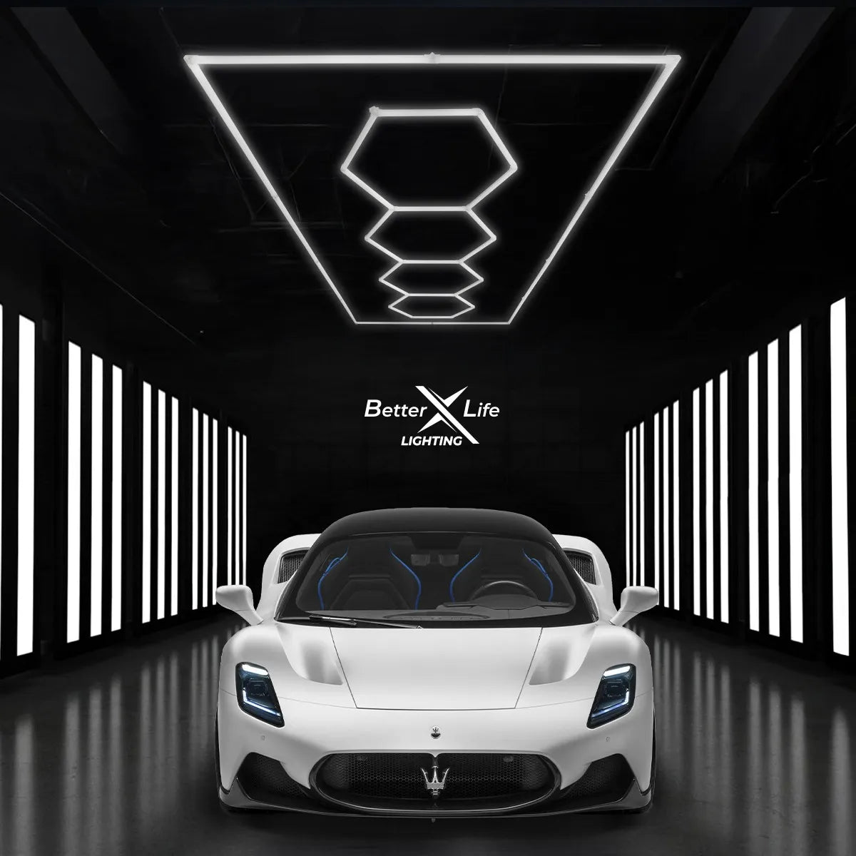 Luz Para Techo Better Life Hexagonal 450w De 483.5x244.7cm