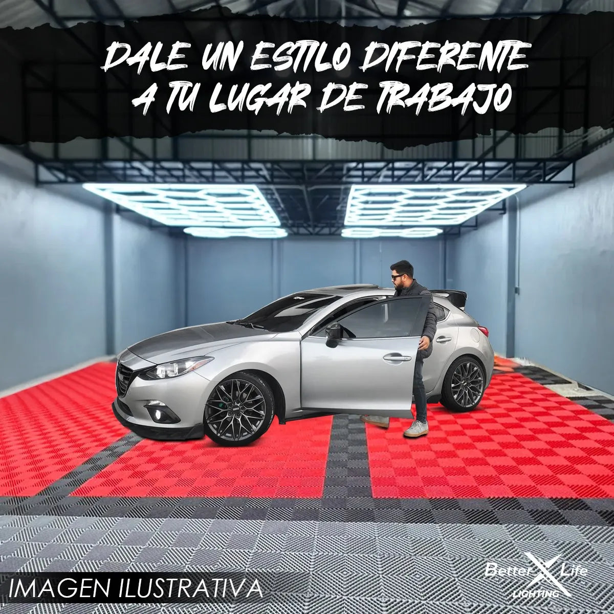 Luz Para Techo De Panel Hexagonal De 696w 483.5x244.7cm