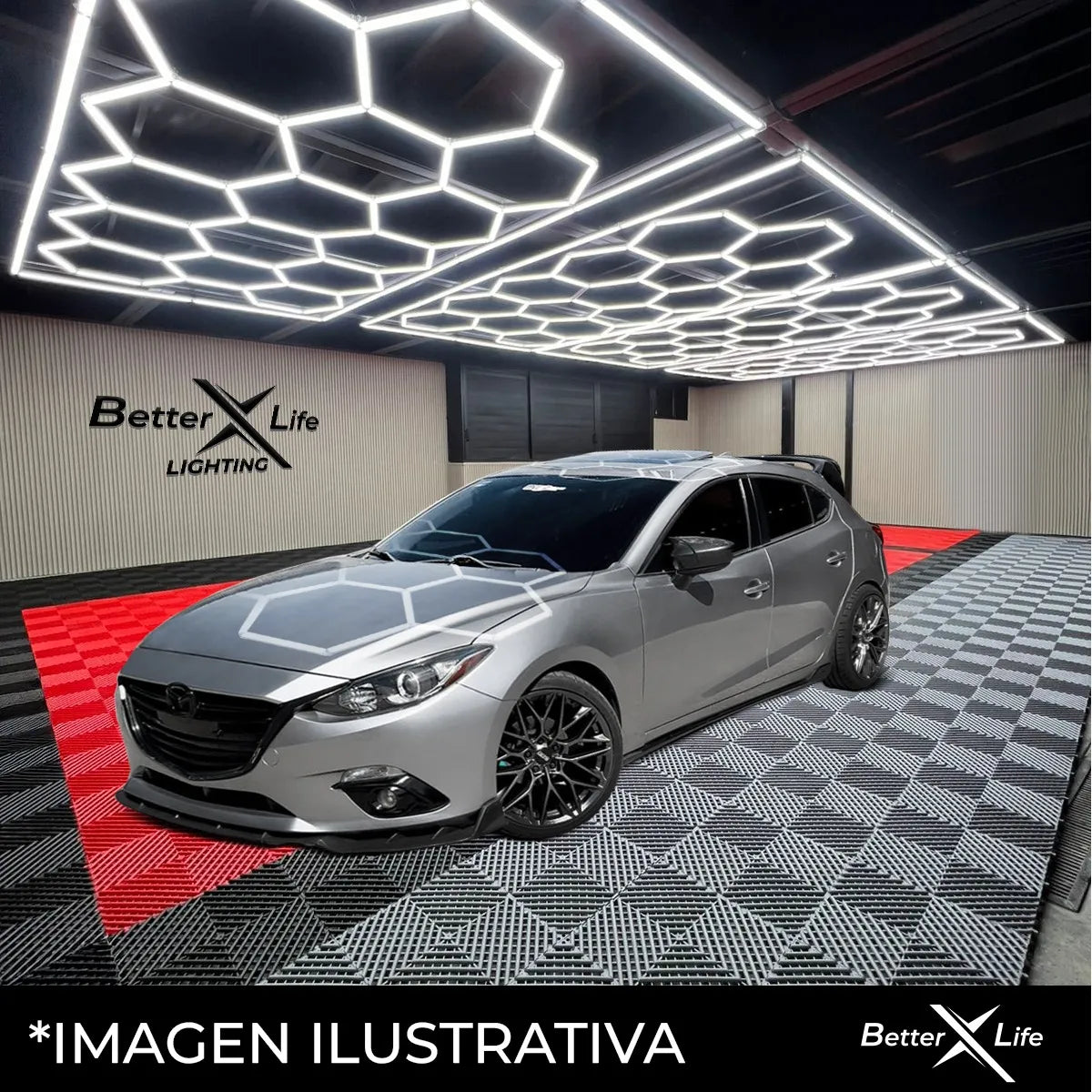 Luz Para Techo De Panel Hexagonal De 696w 483.5x244.7cm