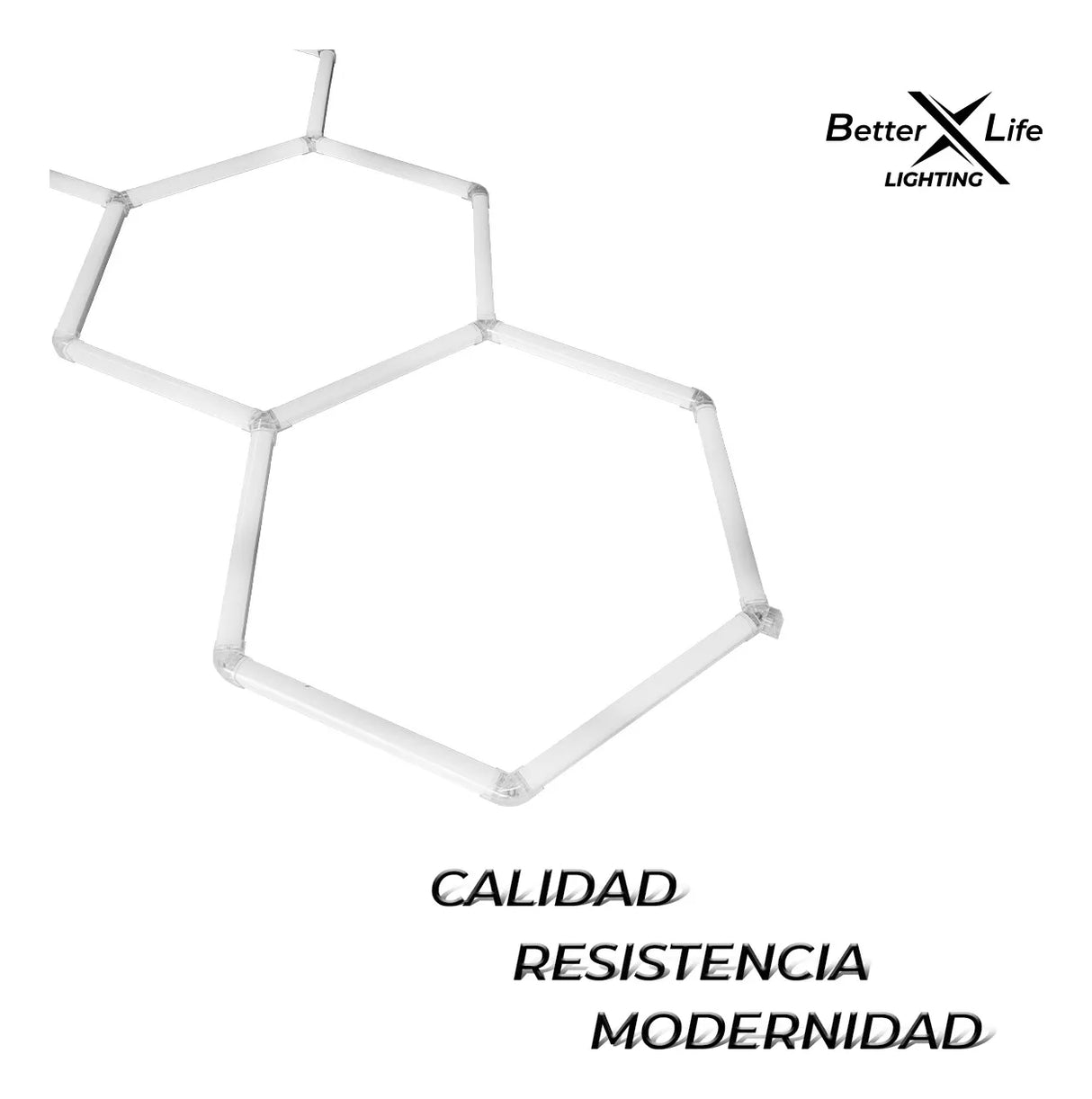 Luz Led Hexagonal De Techo Better Life 128w 234.7x93cm