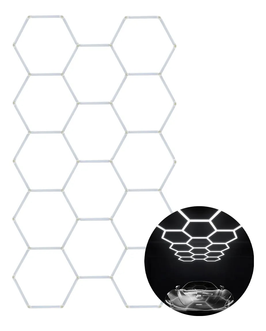 Luz Led Hexagonal Para Techo Better Life 456w 226.5x388.9cm