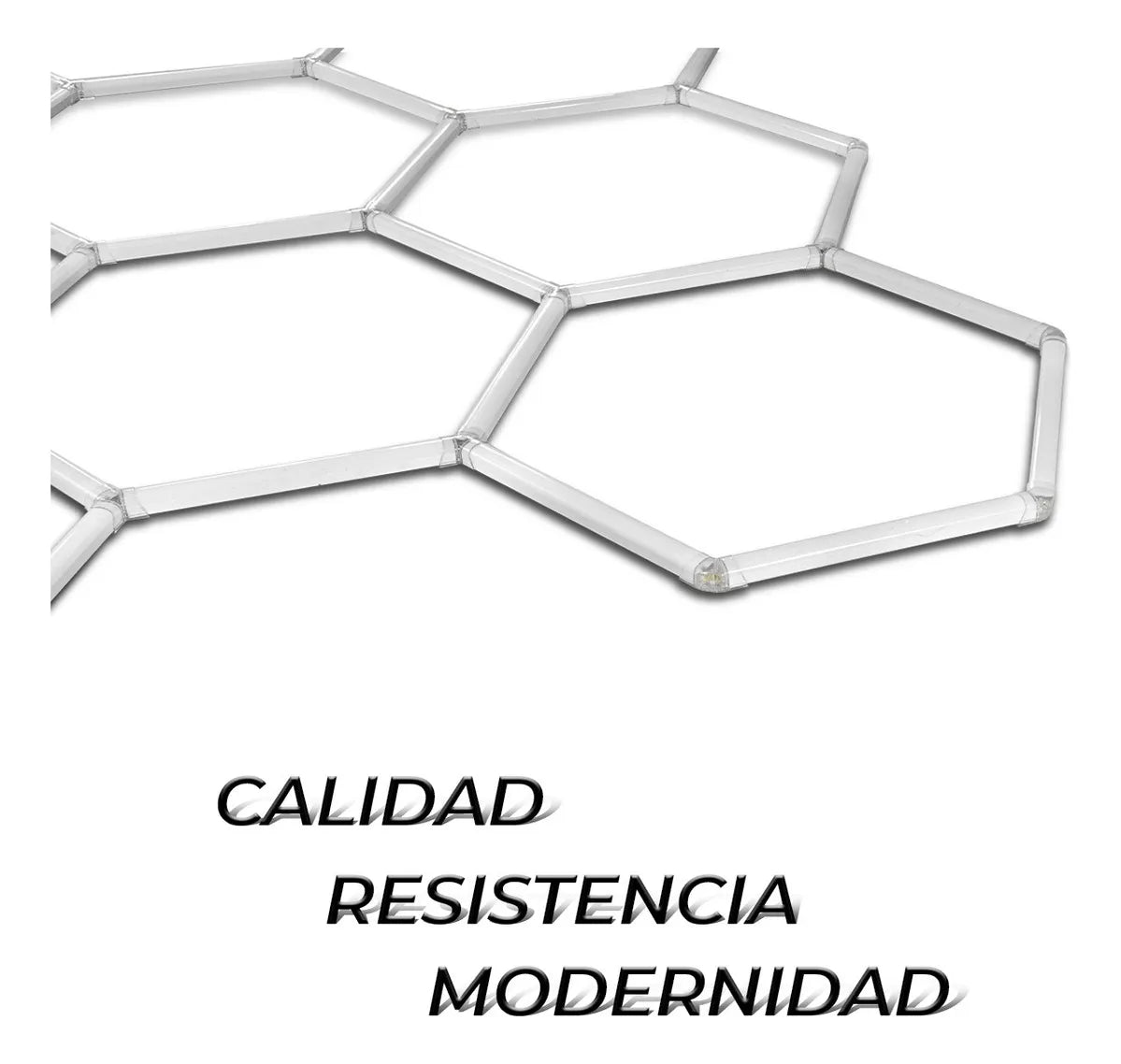 Luz Led Hexagonal Para Techo Better Life 456w 226.5x388.9cm
