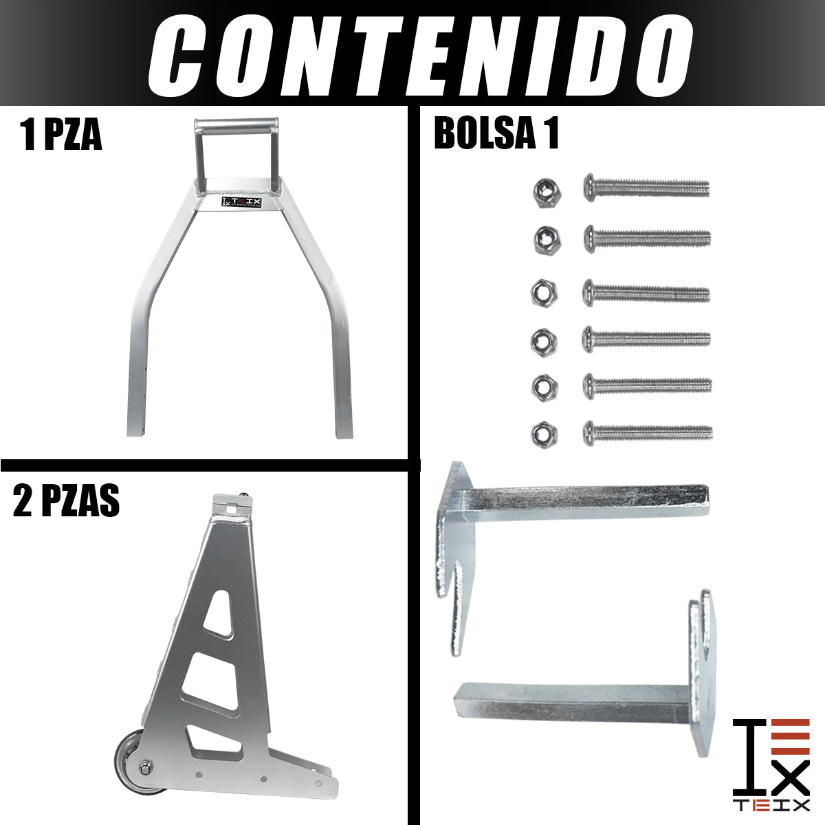 ALEACIÓN DE ALUMINIO PARADOR TRASERO PROFESIONAL SOPORTAR MOTOCICLETA / AX3