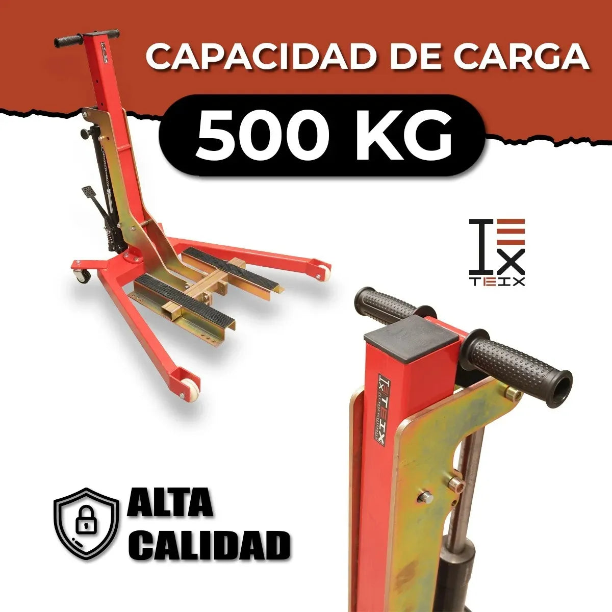 Elevador De Motocicleta Tipo D Proposito 500kg Off Road