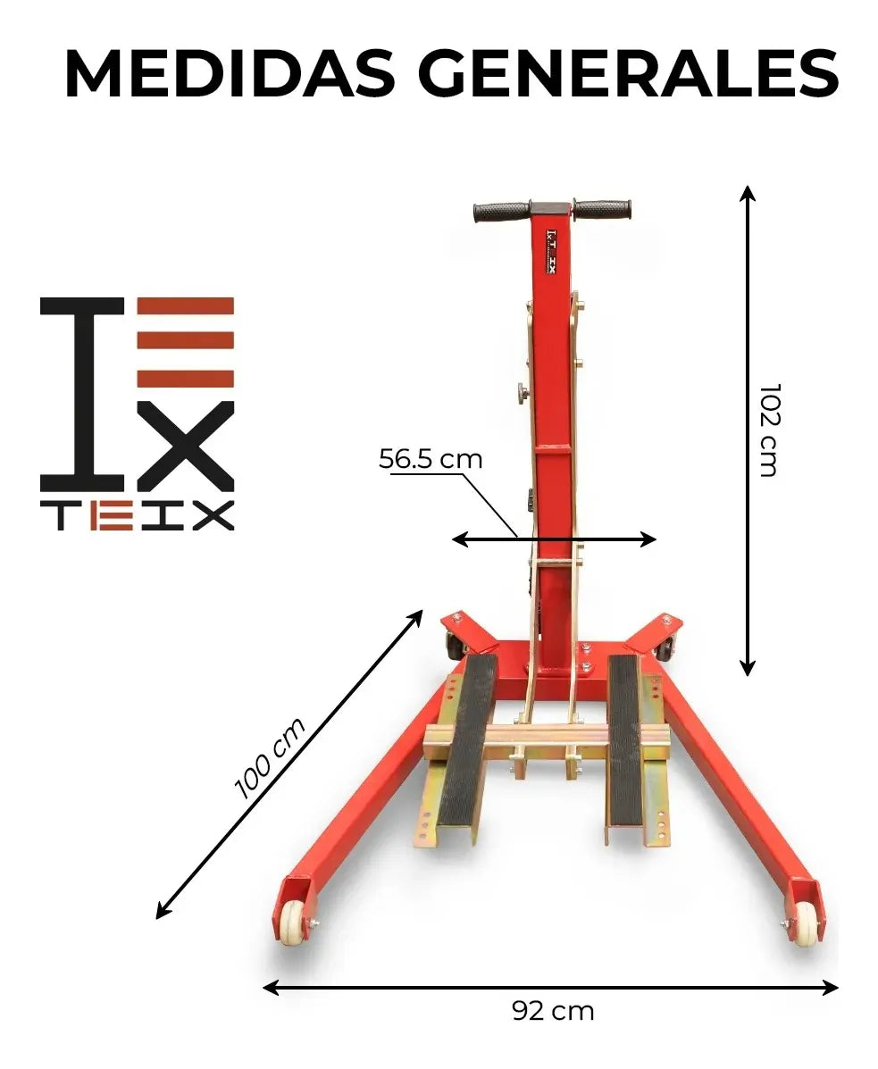 Elevador De Motocicleta Tipo D Proposito 500kg Off Road