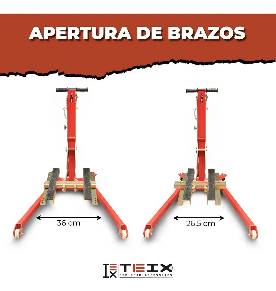 Elevador De Motocicleta Tipo D Proposito 500kg Off Road