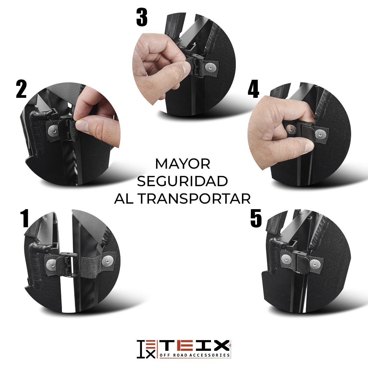 RAMPA PLEGABLE TEIX ATV Y MOTO 226X30.5 340KG (NEGRA) AB2