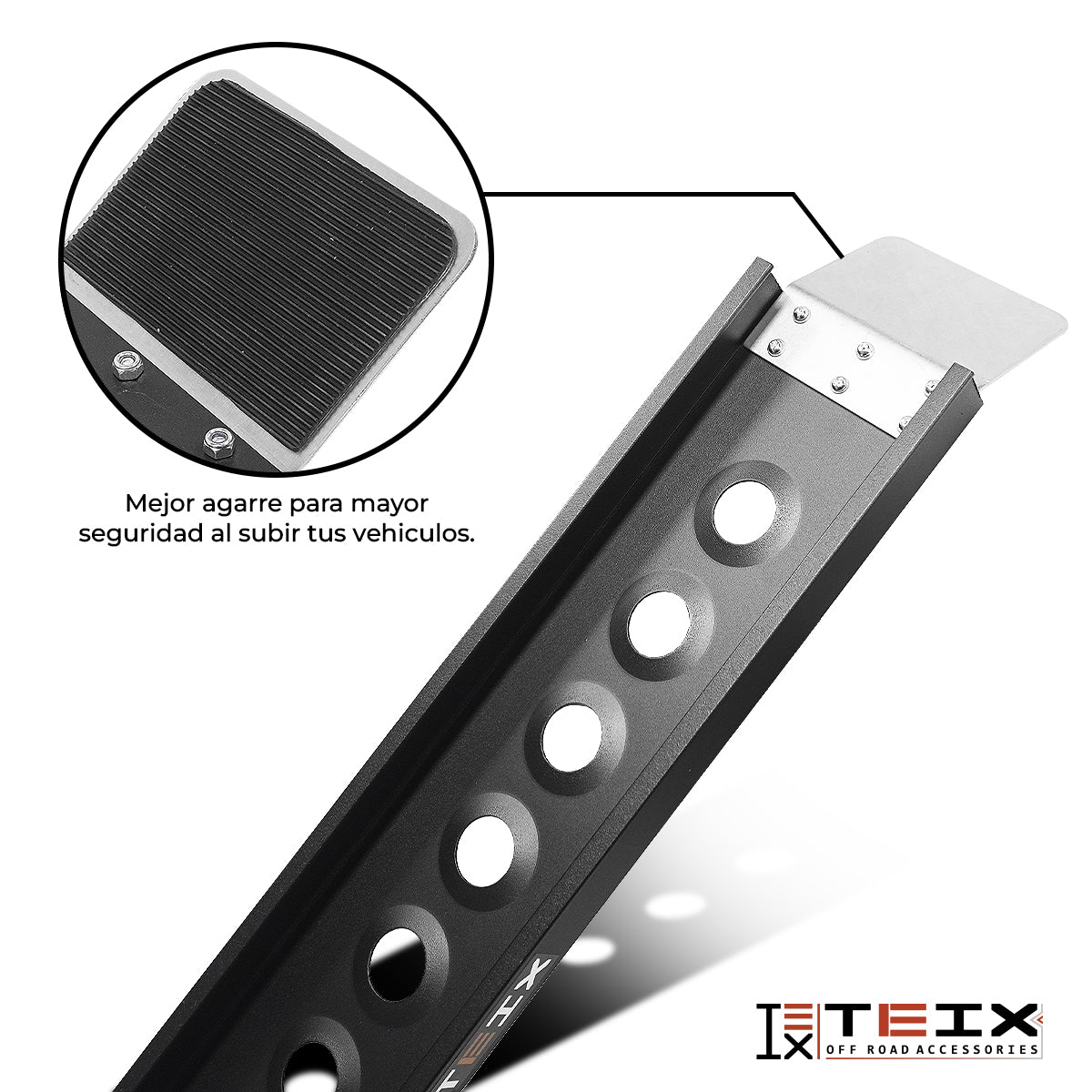 RAMPA PLEGABLE ALUMINIO MOTO SENCILLA 193X16.8 NEGRA AB5