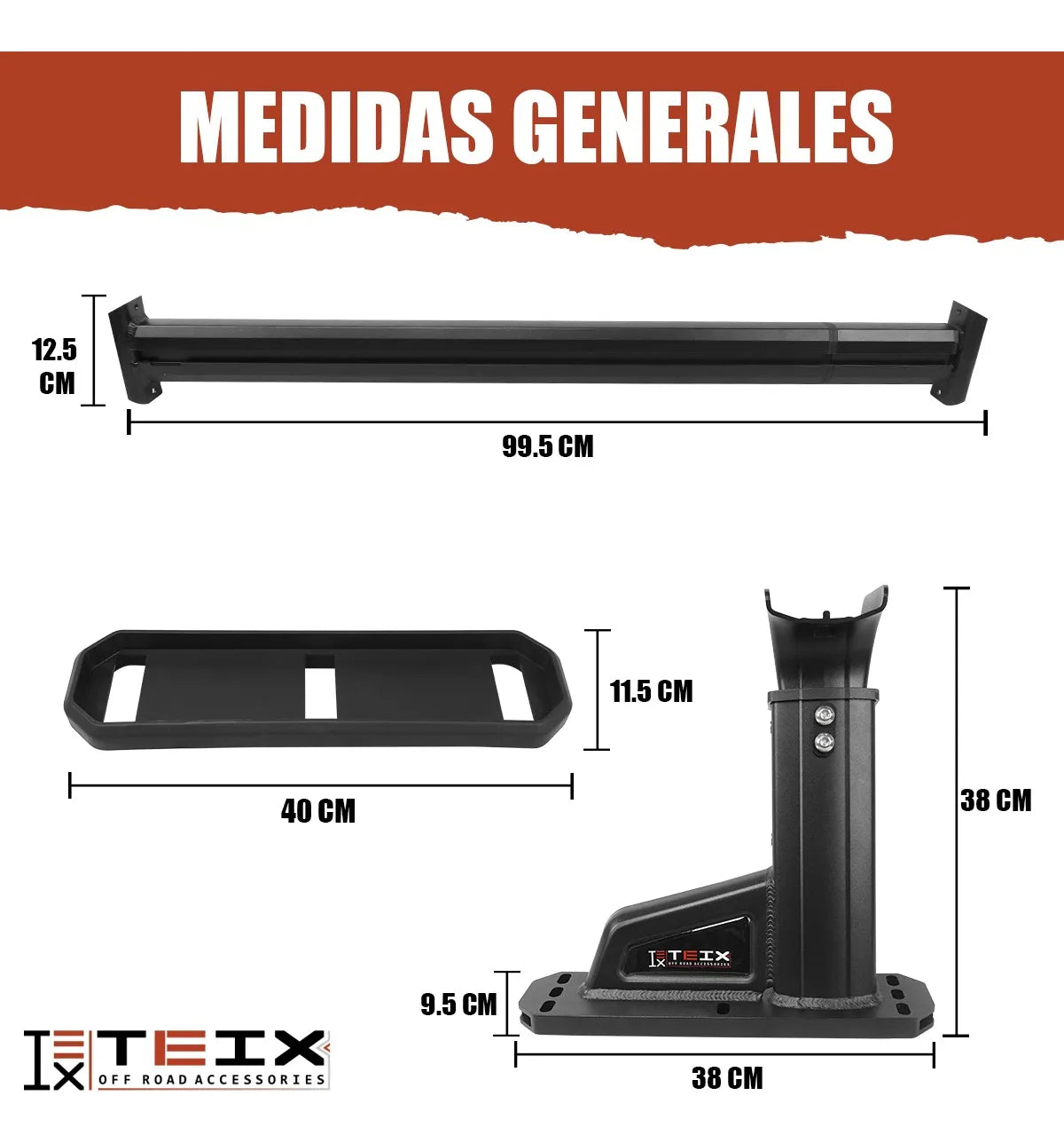 Bed Rack Tipo X Para Full Size Teix Off Road