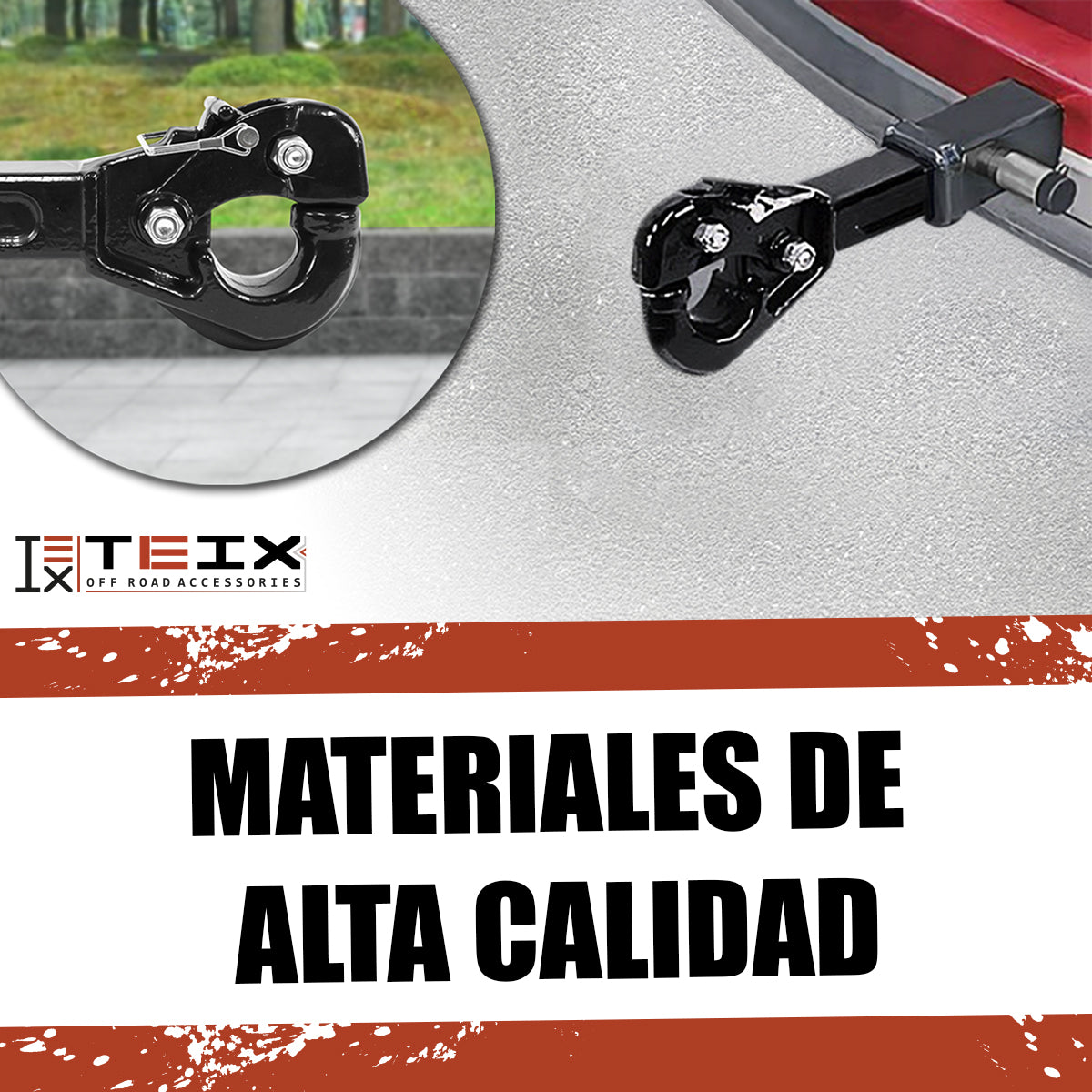 ACOPLADOR RECEPTOR TIRON COPLE CONCHA JALON TIPO GANCHO 20000 LBS TIRON TEIX