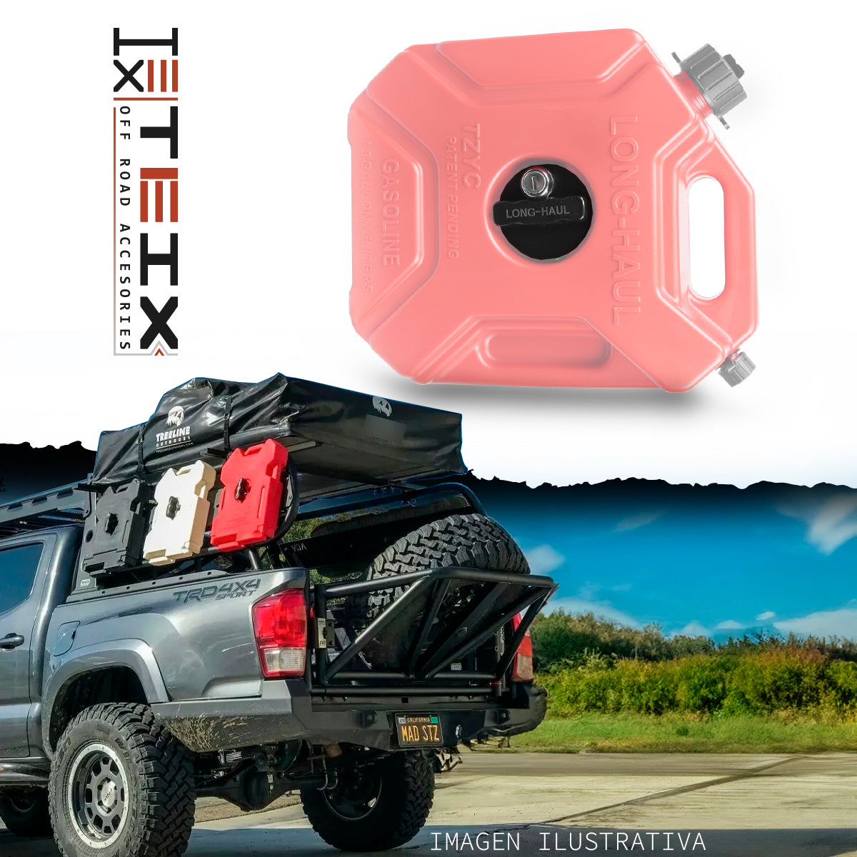 CANDADO PARA TANQUE DE GASOLINA LATERAL 5 LITROS TEIX