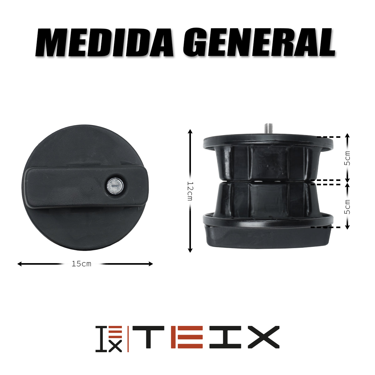 CANDADO PARA TANQUE DE GASOLINA LATERAL 20 LITROS TEIX