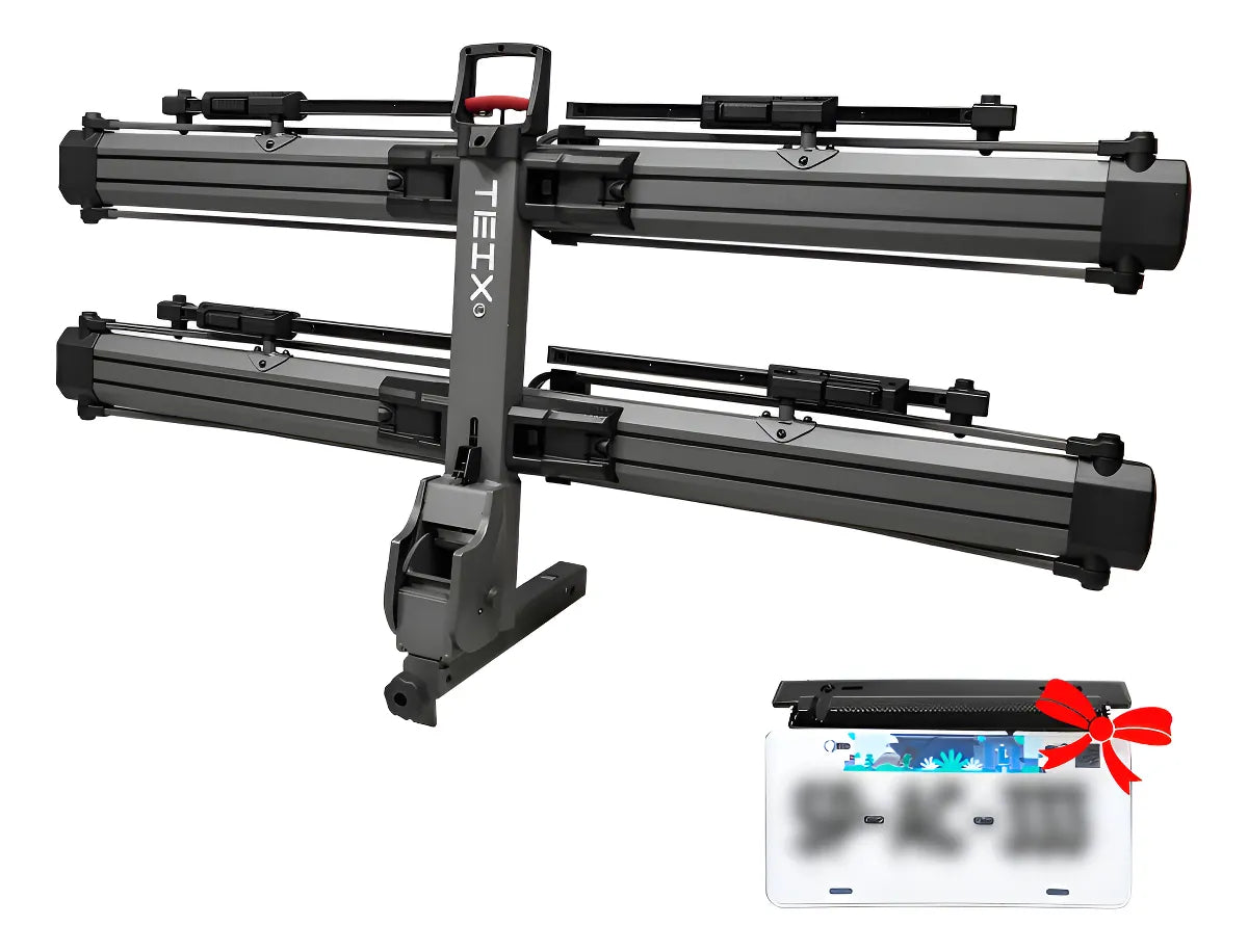 Rack Tiron Porta Bicicletas Helium Para Camionetas Y Suvs Gris Oscuro