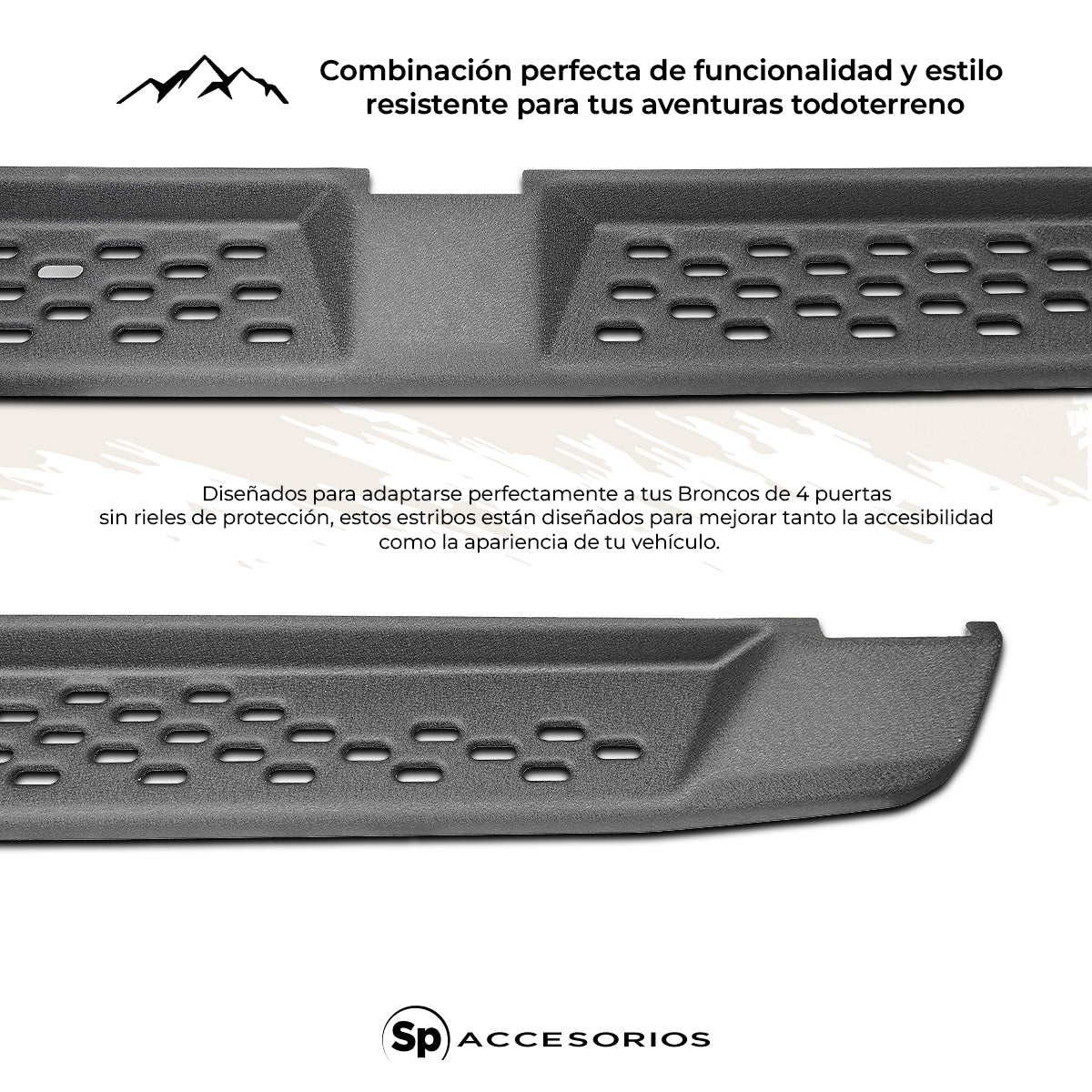 ESTRIBOS DE METAL CONVERSION BRONCO A BRONCO RAPTOR