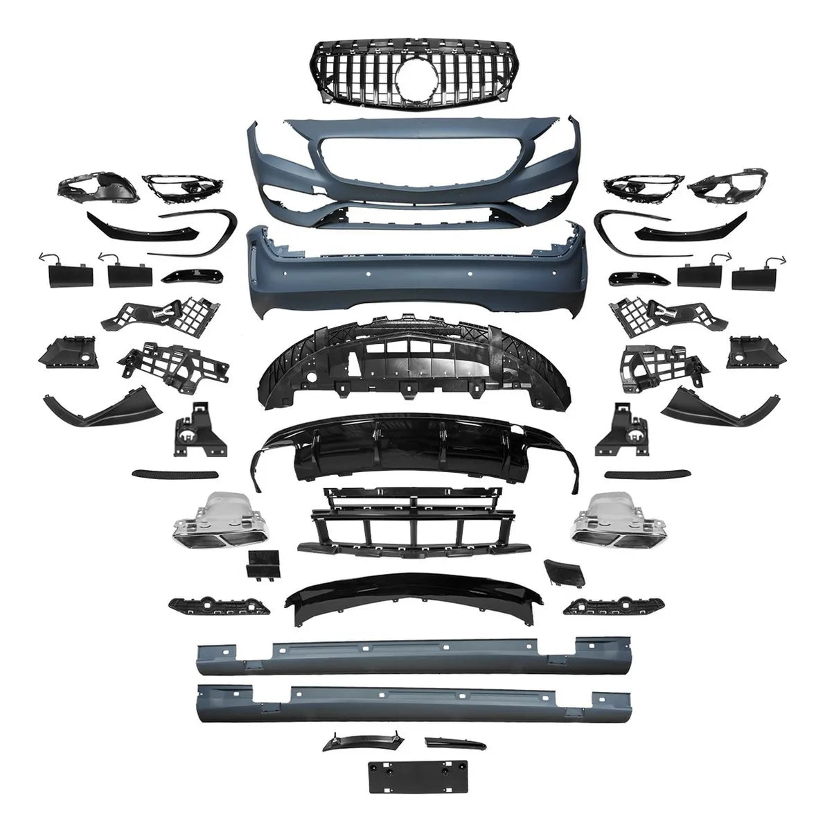 Body Kit Para Benz Amg 16-18 Class Cla - Cla45 Deportivo