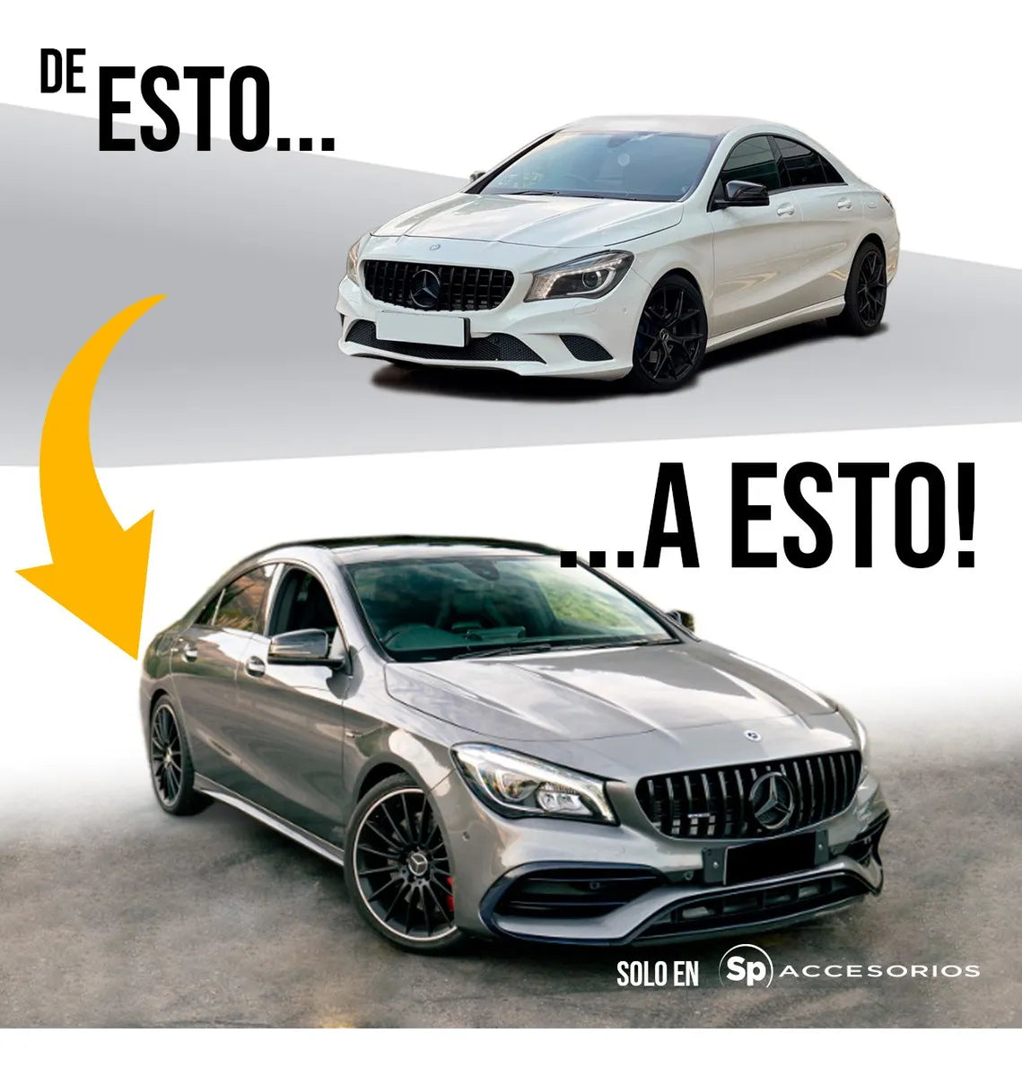 Body Kit Para Benz Amg 16-18 Class Cla - Cla45 Deportivo
