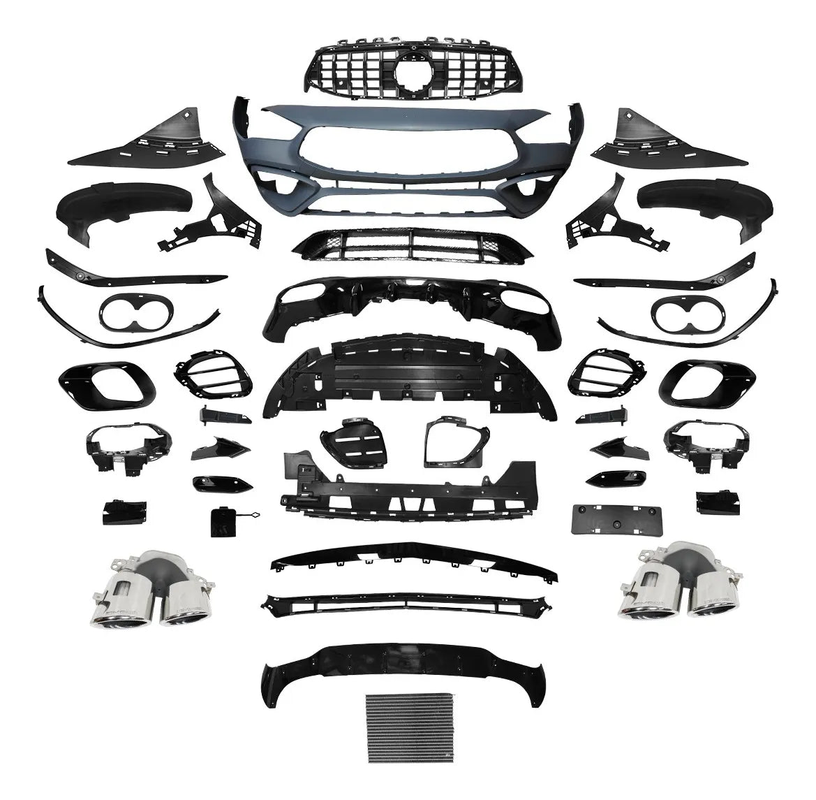 Body Kit Estético De Class Cla - Cla45 Para Amg 2019+