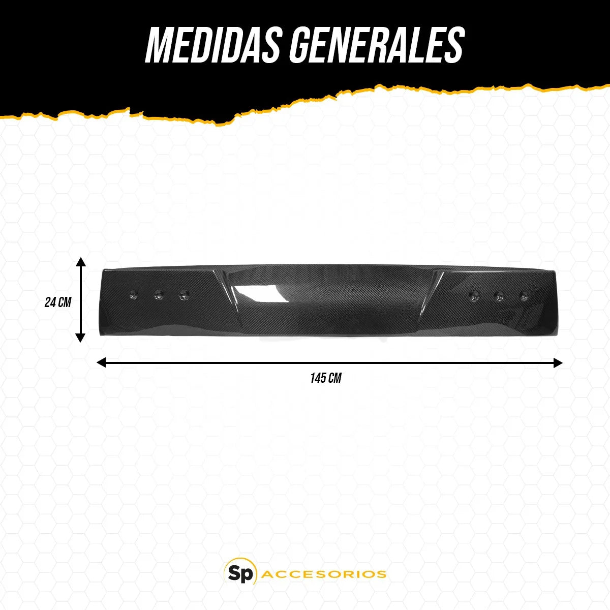 Spoiler Superior Para Techo Con Luz Led Para Amg G63