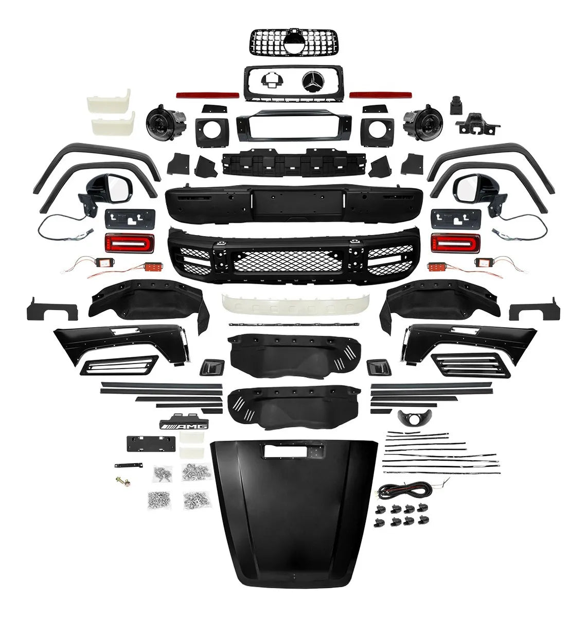 Body Kit Estético De Class G 04-18 A G63 Amg 2019+