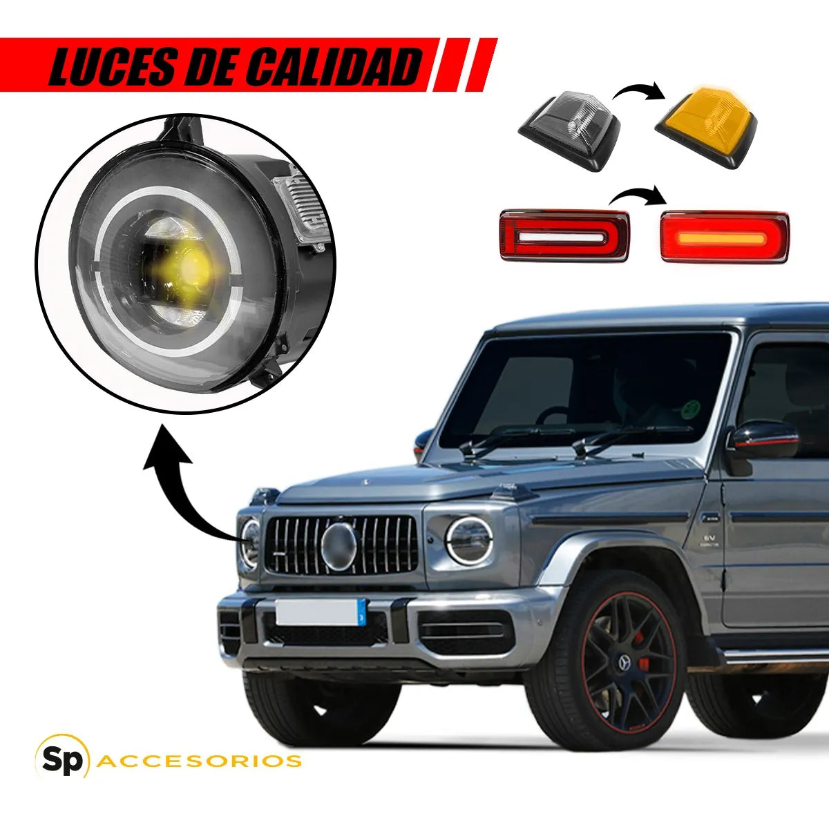 Body Kit Estético De Class G 04-18 A G63 Amg 2019+