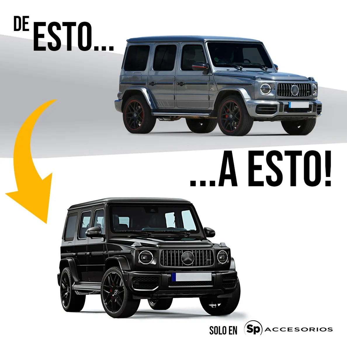 Body Kit Estético De Class G 04-18 A G63 Amg 2019+