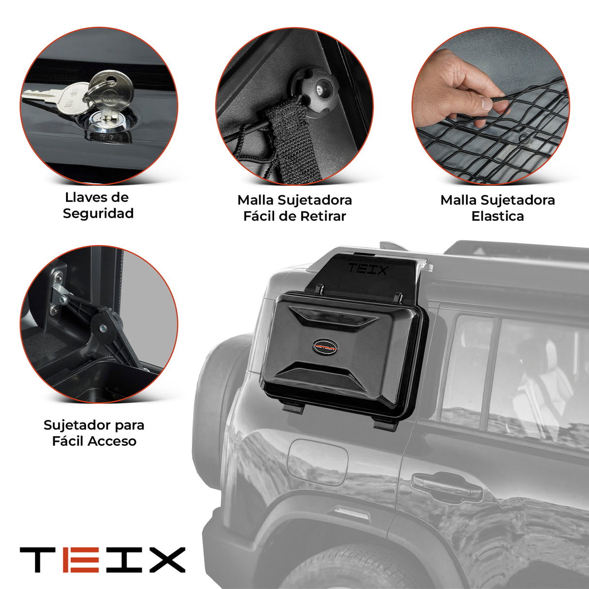 Caja Reforzada Con Kit De Instalación Para Jetour T2 2024+