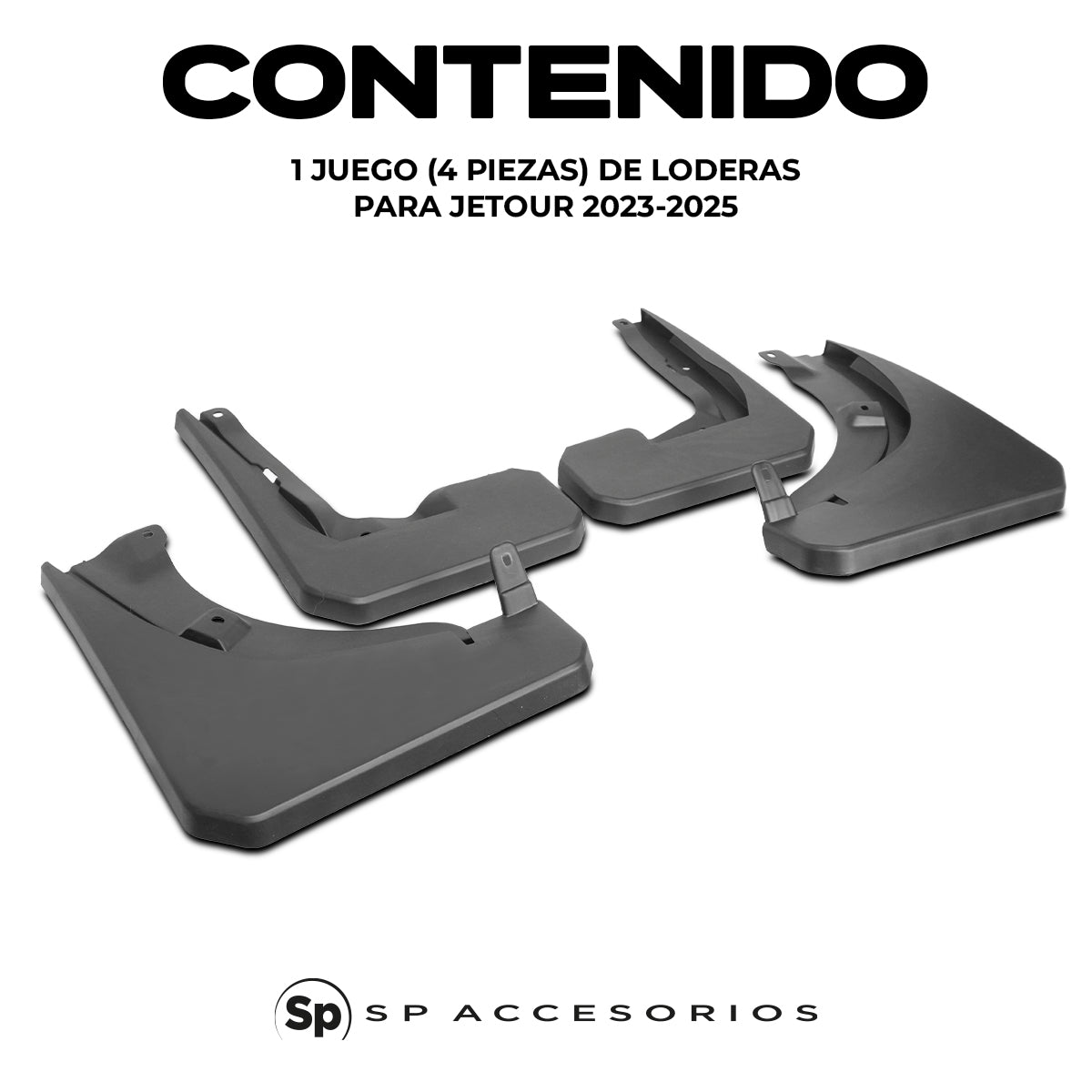 Loderas Mud Flap Para Jetour T1 T2 2023 2024 2025