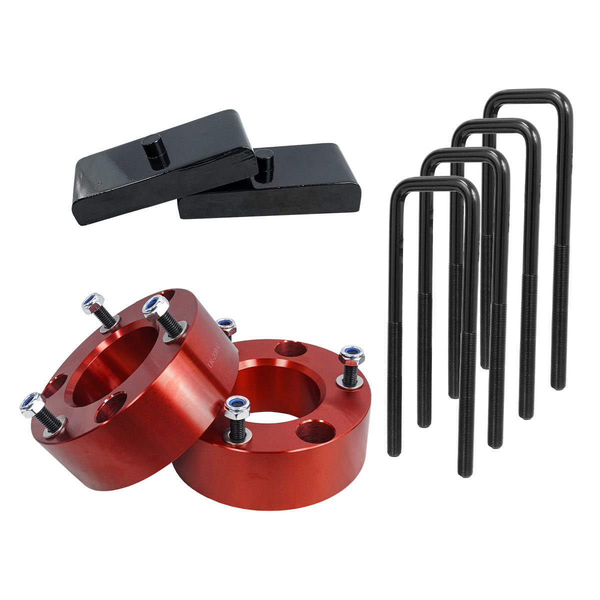 KIT DE ELEVACION CHEVROLET GMC SILVERADO/SIERRA 1500 3 PULGADAS DELANTERO + 1 PULGADA TRASERO 2007-2019