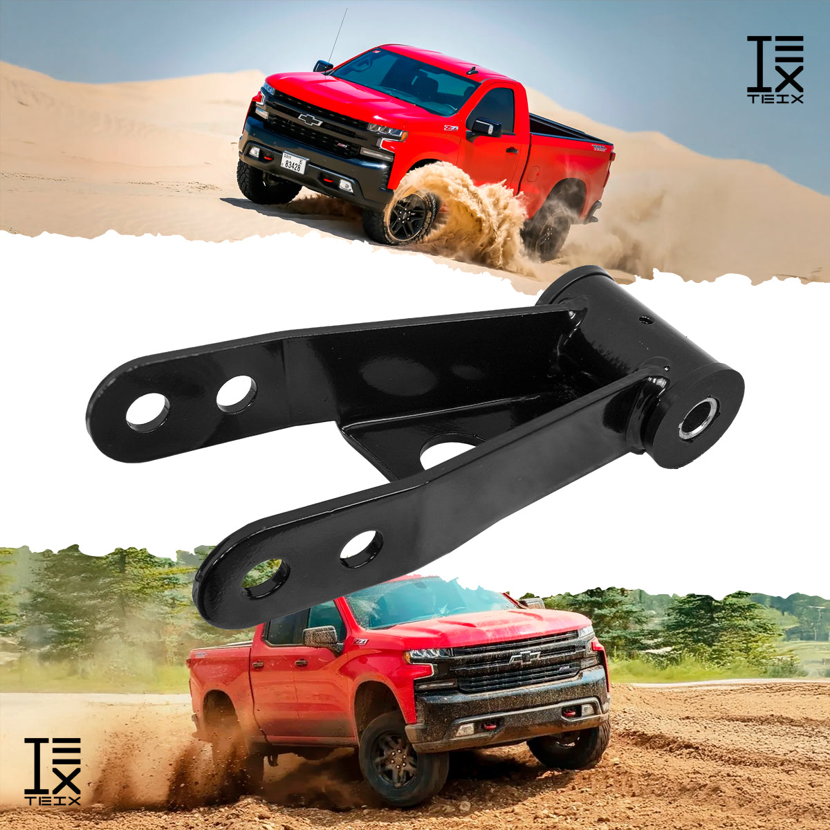 KIT ELEVACION TEIX PARA CHEVROLET SILVERADO 2WD 4WD 1999-2019 DE 1-2 PULG