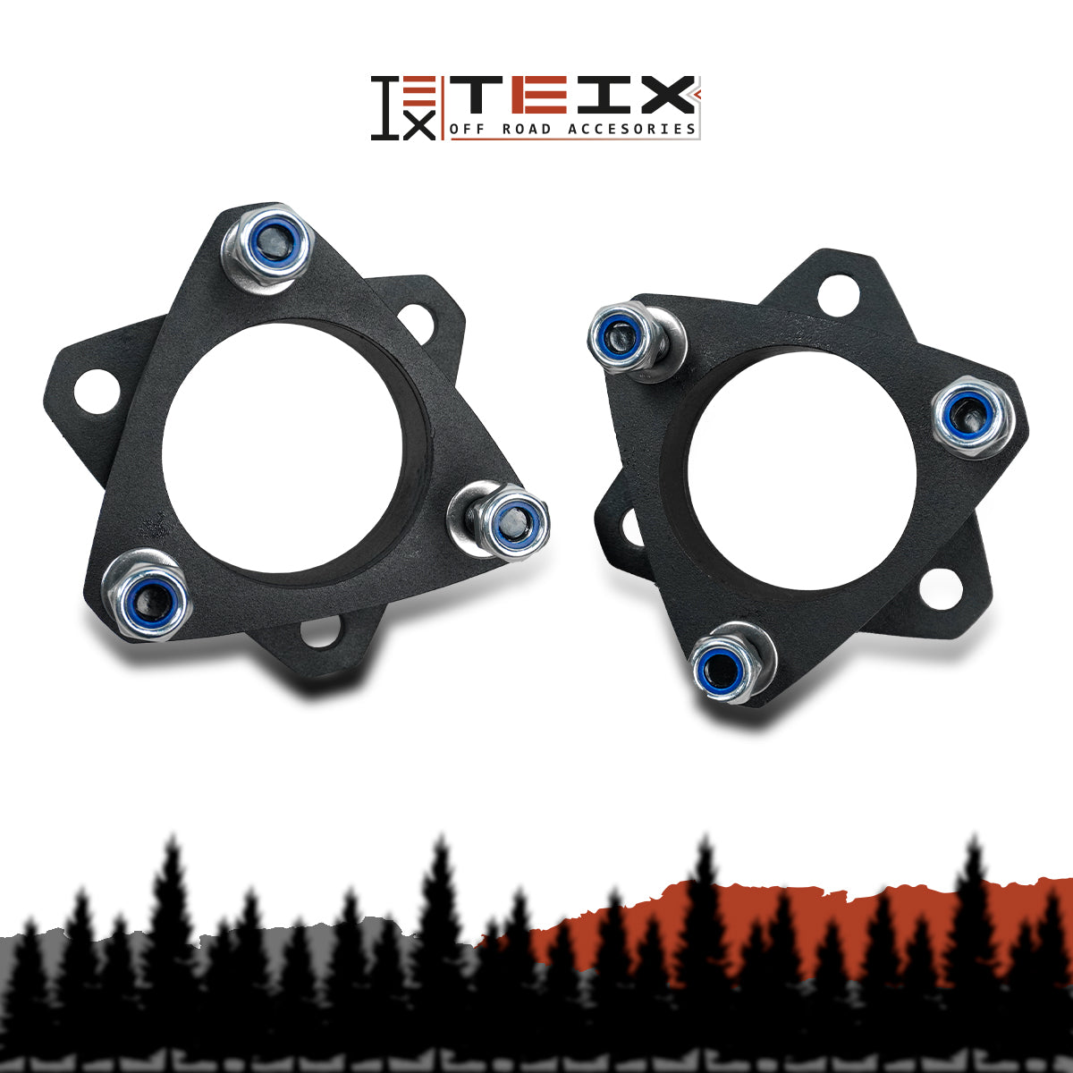 KIT ELEVACION TEIX PARA FORD RANGER 2019+ 2WD 4WD 2.5 PULG DELANTERO