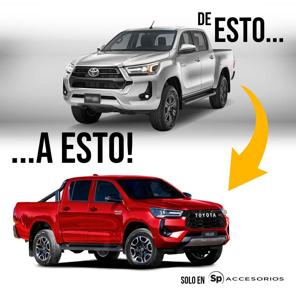 Kit De Conversion Hilux 2021+ A Hilux Gr 2k24 Nuevo Completo