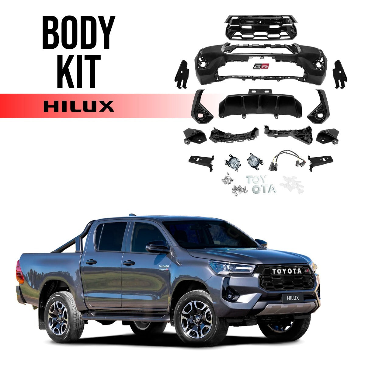 Kit De Conversion Hilux 2021+ A Hilux Gr 2k24 Nuevo Completo