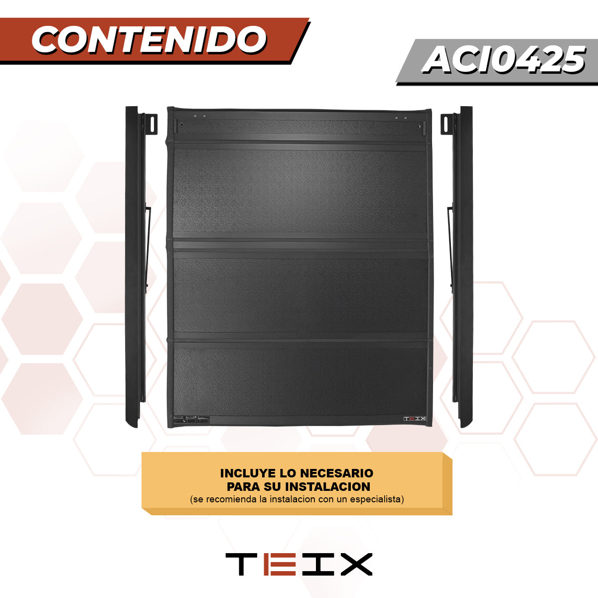 TAPA FLEXI4 FOLD TEIX DODGE RAM 1500 5.7' DOB CAB 2019-2025+