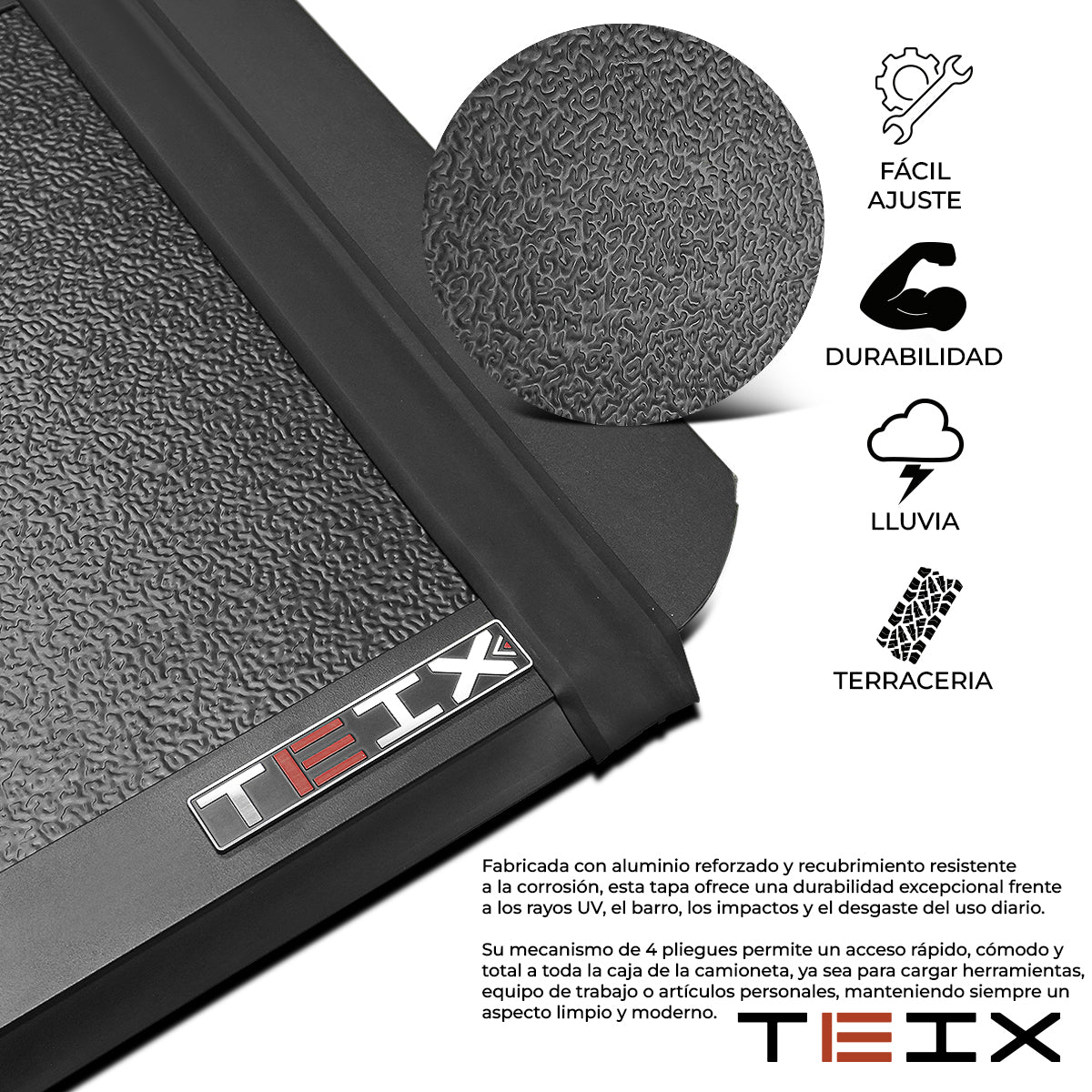 TAPA FLEXI4 FOLD JEEP GLADIATOR 5FT 2019/2024+