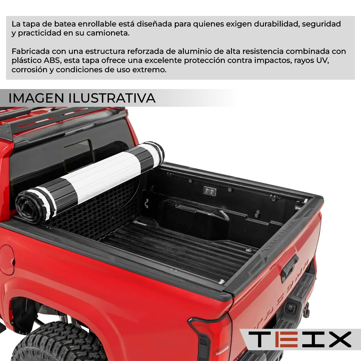 TAPA ENROLLABLE ROLL SHIELD FORD F150 5.5' 2015-2024+ DOB CAB