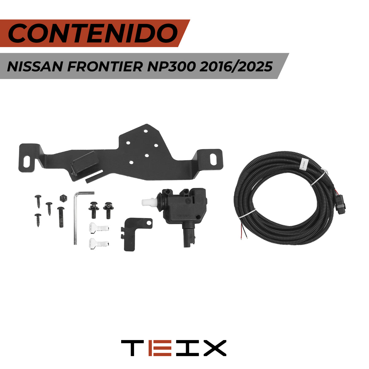 MODULO APERTURA TEIX ELECTRICA TAPA BATEA NISSAN FRONTIER NP300 2016/2025