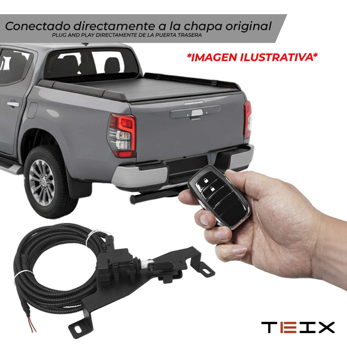 MODULO APERTURA TEIX ELECTRICA TAPA BATEA NISSAN FRONTIER NP300 2016/2025